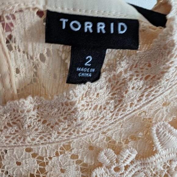 Torrid Ivory Lace Blouse - Picture 4 of 4